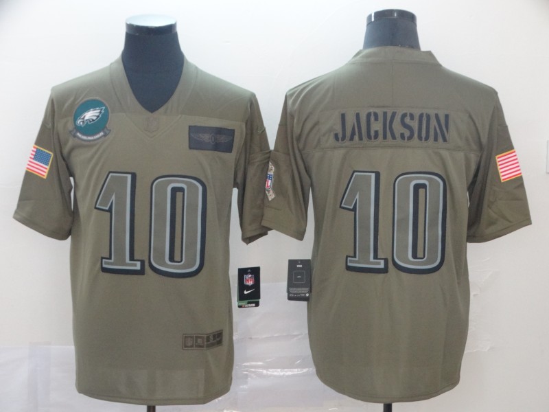 Men's Philadelphia Eagles Desean Jackson #10 Brown Jersey